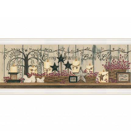 Willow Tree Shelf Collection 1 White Framed Print Wall Art HomeRoots
