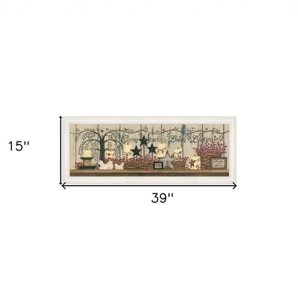 Willow Tree Shelf Collection 1 White Framed Print Wall Art HomeRoots