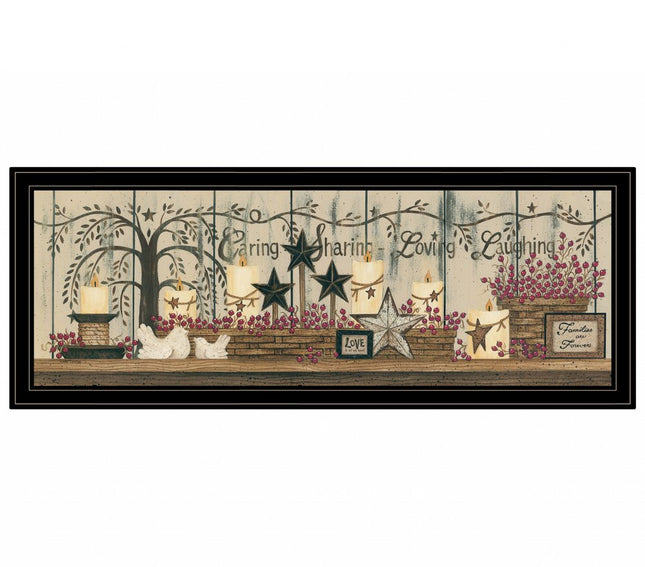 Willow Tree Shelf Collection 2 Black Framed Print Wall Art HomeRoots