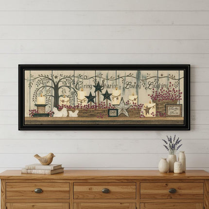 Willow Tree Shelf Collection 2 Black Framed Print Wall Art HomeRoots