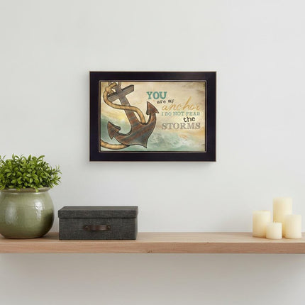 You Are my Anchor Black Framed Print Wall Art HomeRoots
