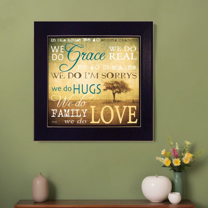 We Do 2 Black Framed Print Wall Art HomeRoots