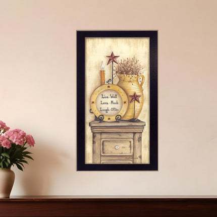 Words to Live Black Framed Print Wall Art HomeRoots