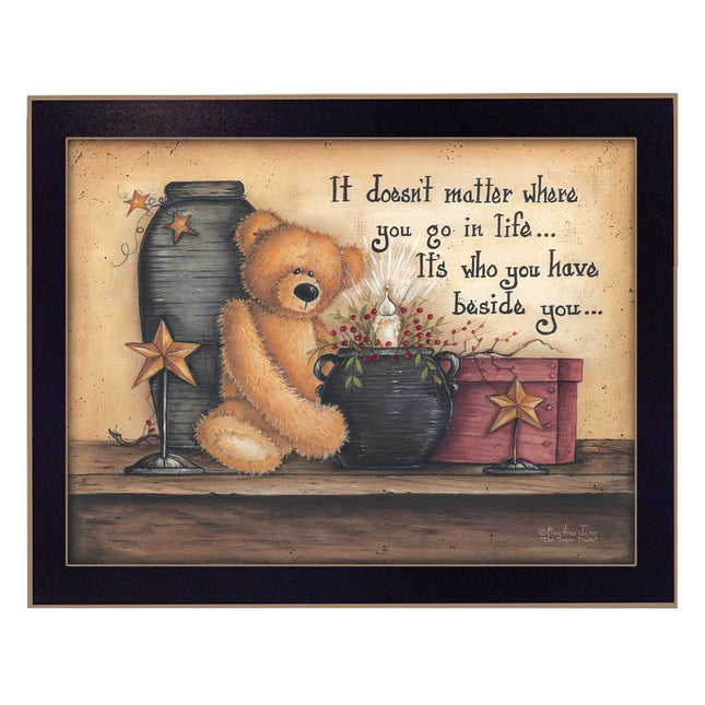 The Simple Truth 2 Black Framed Print Wall Art HomeRoots
