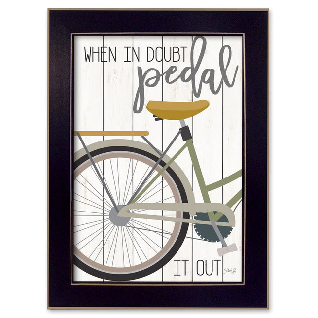 When In Doubt Black Framed Print Wall Art HomeRoots