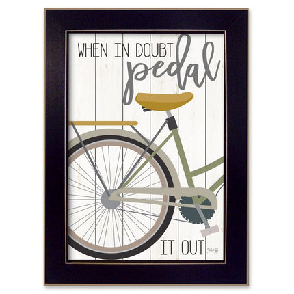 When In Doubt Black Framed Print Wall Art HomeRoots