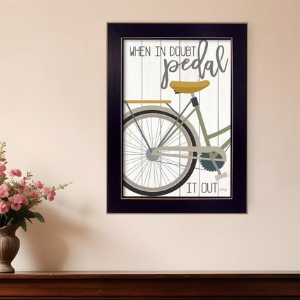 When In Doubt Black Framed Print Wall Art HomeRoots