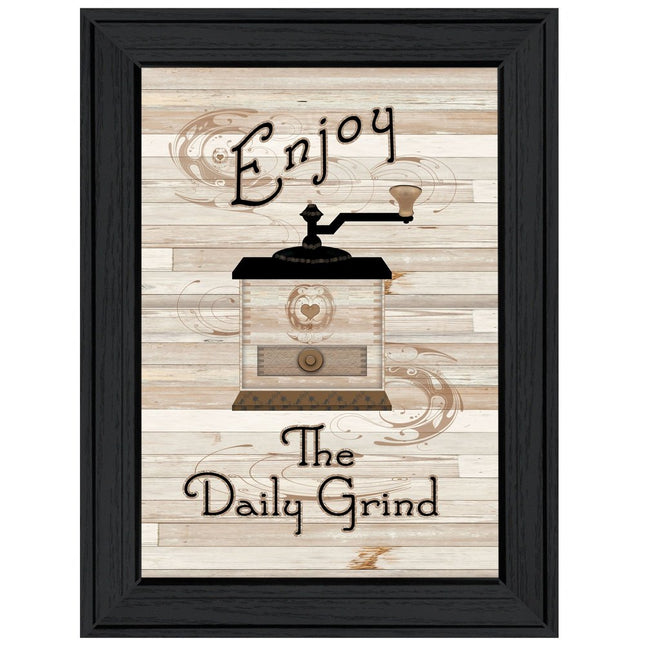 The Daily Grind 2 Black Framed Print Kitchen Wall Art HomeRoots