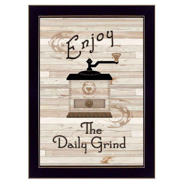 The Daily Grind 3 Black Framed Print Kitchen Wall Art HomeRoots