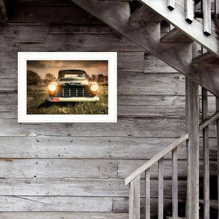 Wrong Lane 1 White Framed Print Wall Art HomeRoots
