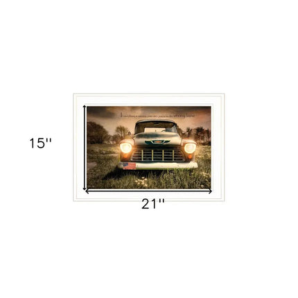 Wrong Lane 1 White Framed Print Wall Art HomeRoots