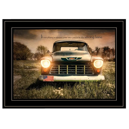 Wrong Lane 2 Black Framed Print Wall Art HomeRoots