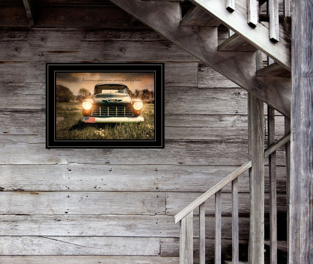 Wrong Lane 2 Black Framed Print Wall Art HomeRoots
