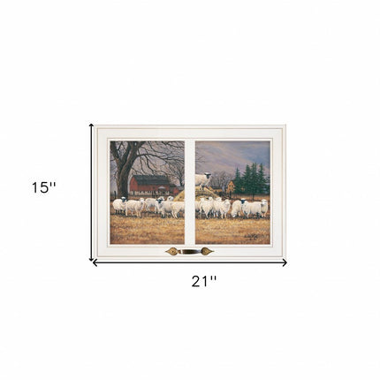 Wool Gathering 2 White Framed Print Wall Art HomeRoots