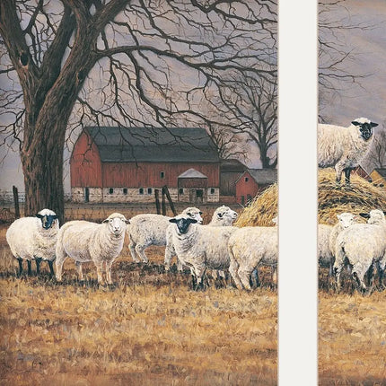 Wool Gathering 2 White Framed Print Wall Art HomeRoots