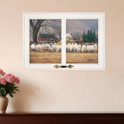 Wool Gathering 2 White Framed Print Wall Art HomeRoots