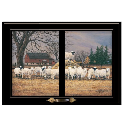 Wool Gathering 3 Black Framed Print Wall Art HomeRoots