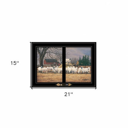 Wool Gathering 3 Black Framed Print Wall Art HomeRoots