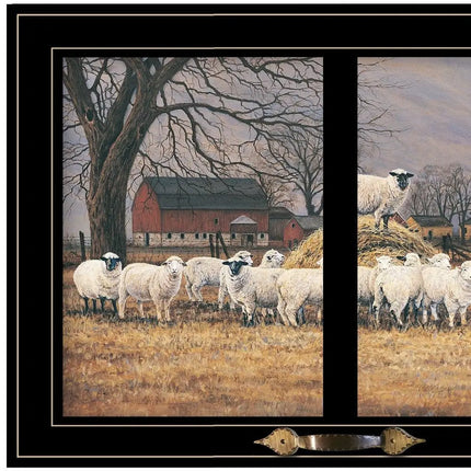 Wool Gathering 3 Black Framed Print Wall Art HomeRoots