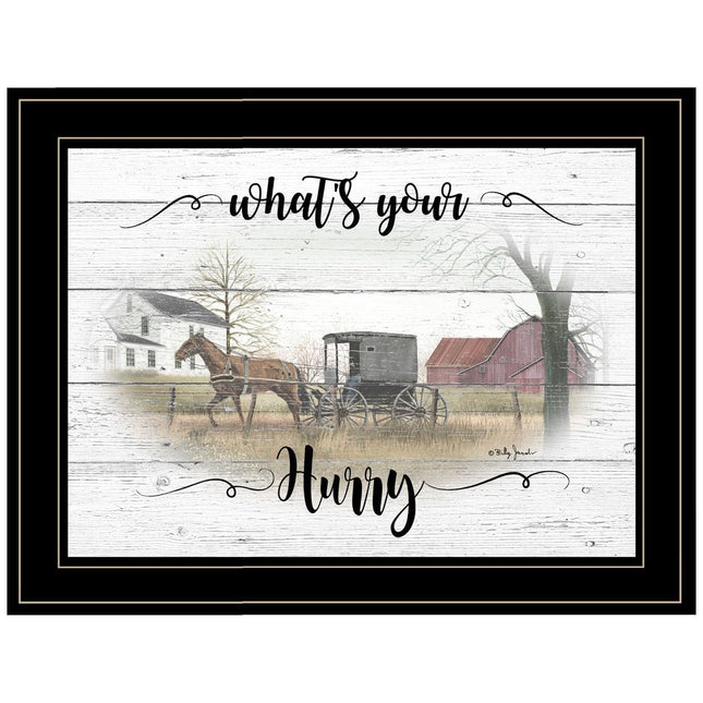 Whats Your Hurry 2 Black Framed Print Wall Art HomeRoots