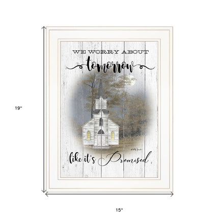 Tomorrow 1 White Framed Print Wall Art HomeRoots