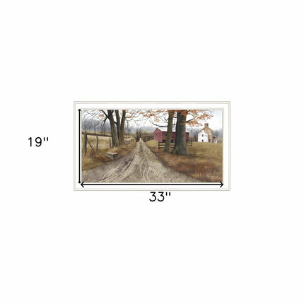 The Road Home 8 White Framed Print Wall Art HomeRoots
