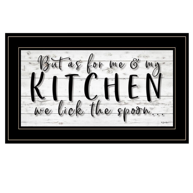 We lick the Spoon 2 Black Framed Print Kitchen Wall Art HomeRoots