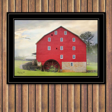 Willow Grove Mill 3 Black Framed Print Wall Art HomeRoots