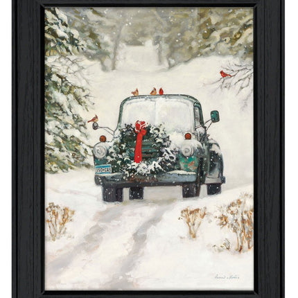 Winter Park 1 Black Framed Print Kitchen Wall Art