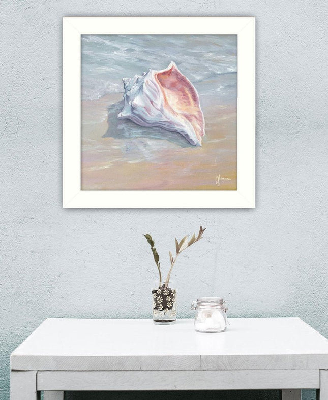 Whelk White Framed Print Wall Art HomeRoots