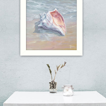 Whelk White Framed Print Wall Art HomeRoots