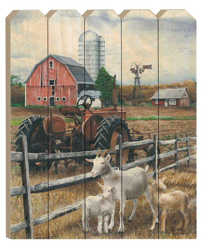 The Old Tractor Unframed Print Wall Art HomeRoots