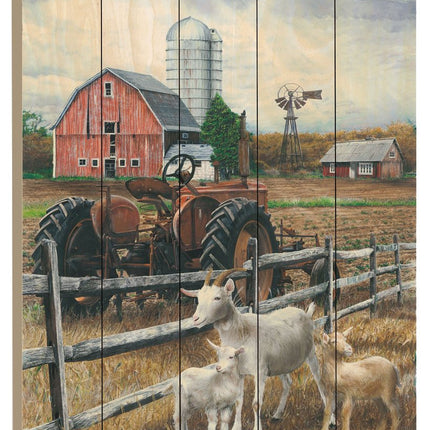 The Old Tractor Unframed Print Wall Art HomeRoots