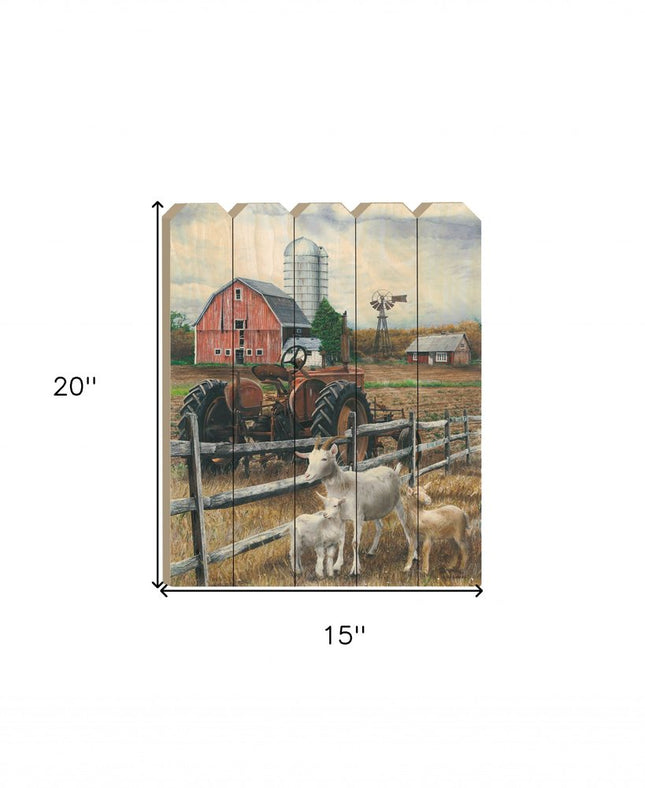 The Old Tractor Unframed Print Wall Art HomeRoots