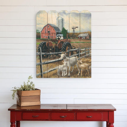 The Old Tractor Unframed Print Wall Art HomeRoots