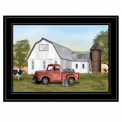 YAll Need Milk? 1 Black Framed Print Wall Art