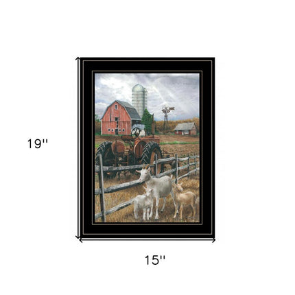 The Old Tractor 2 White Framed Print Wall Art HomeRoots