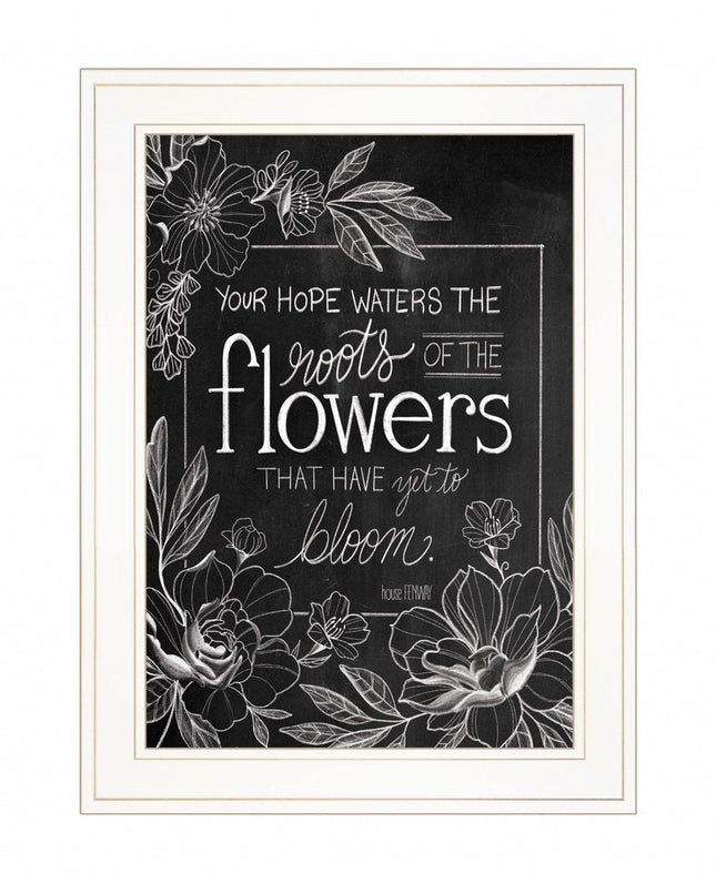 Yet to Bloom 3 White Framed Print Wall Art HomeRoots