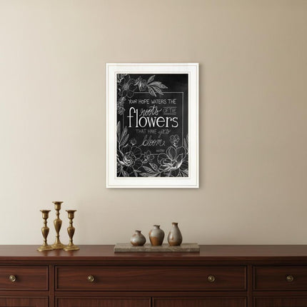 Yet to Bloom 3 White Framed Print Wall Art