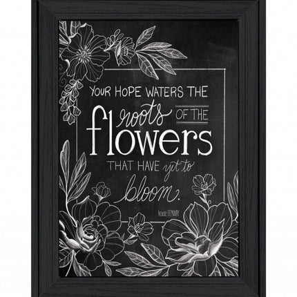 Yet to Bloom 2 Black Framed Print Wall Art
