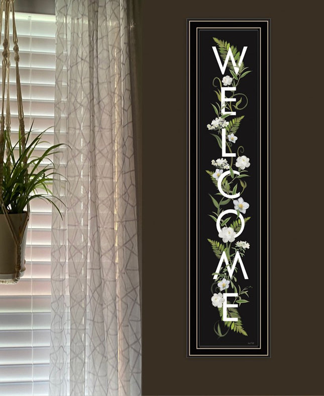 Welcome Sign I 3 Black Framed Print Wall Art HomeRoots