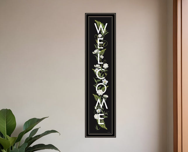 Welcome Sign I 3 Black Framed Print Wall Art HomeRoots