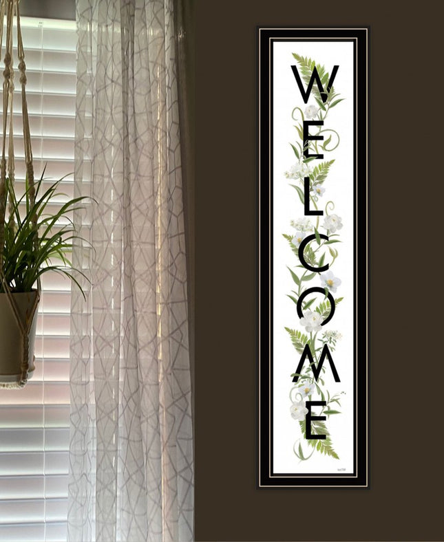 Welcome Sign II 3 Black Framed Print Wall Art HomeRoots