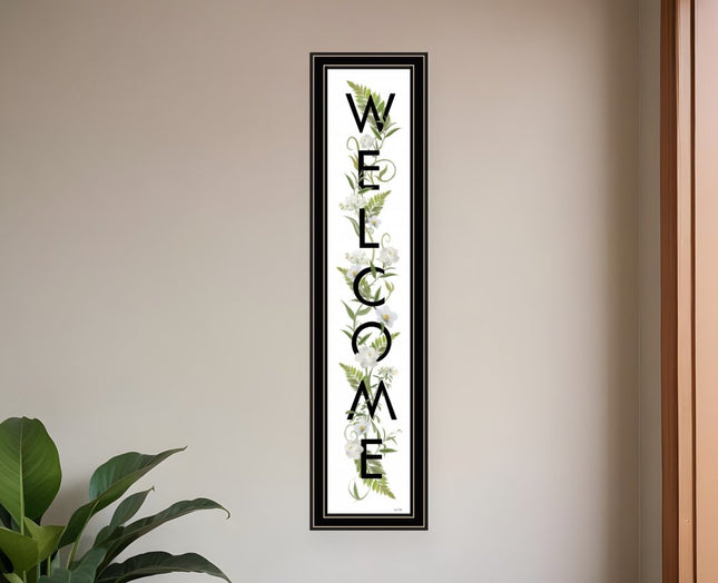 Welcome Sign II 3 Black Framed Print Wall Art HomeRoots