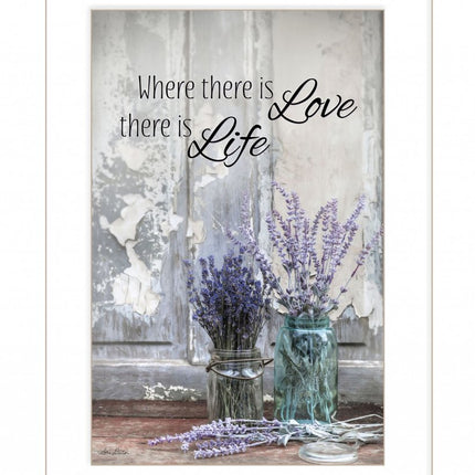 Where There is Love 1 White Framed Print Wall Art HomeRoots