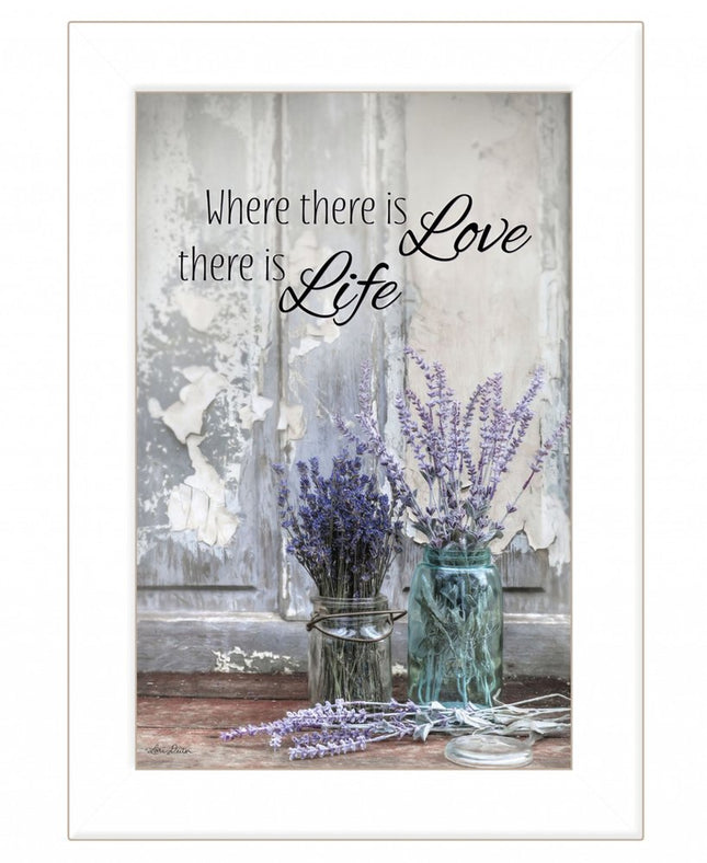 Where There is Love 1 White Framed Print Wall Art HomeRoots