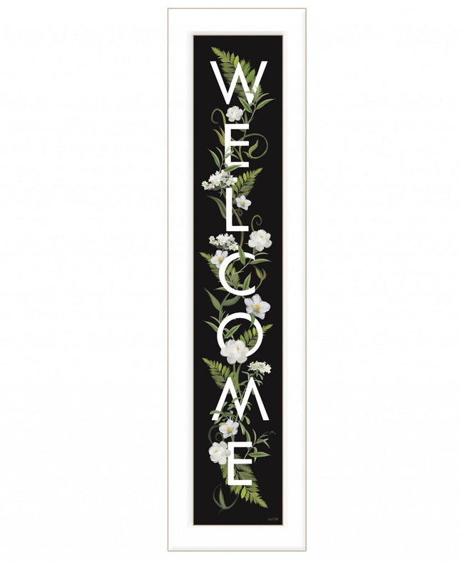 Welcome Sign I 1 White Framed Print Wall Art HomeRoots