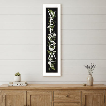 Welcome Sign I 1 White Framed Print Wall Art HomeRoots