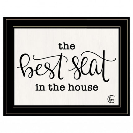 The Best Seat in the House 2 Black Framed Print Bathroom Wall Art HomeRoots