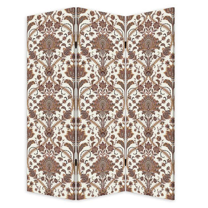 72" Green Folding Three Panel Screen Room Divider HomeRoots